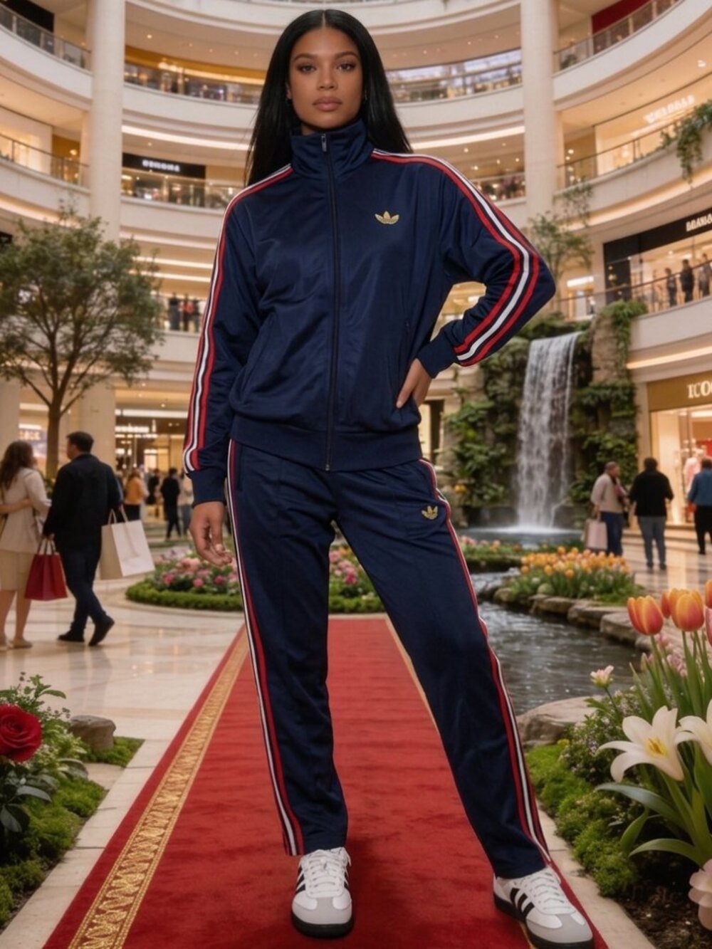 Adidas Women’s Firebird Two Piece Tracksuit Small Night Indigo KD3841 KC6556